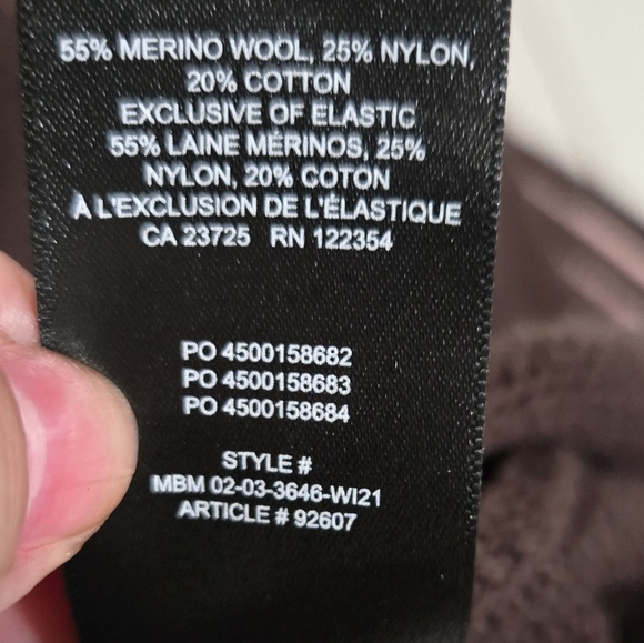 Sunday Best Aritzia Lamora Cardigan Dark Brown with Pink Accents Size M - Picture 9 of 11